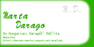 marta darago business card